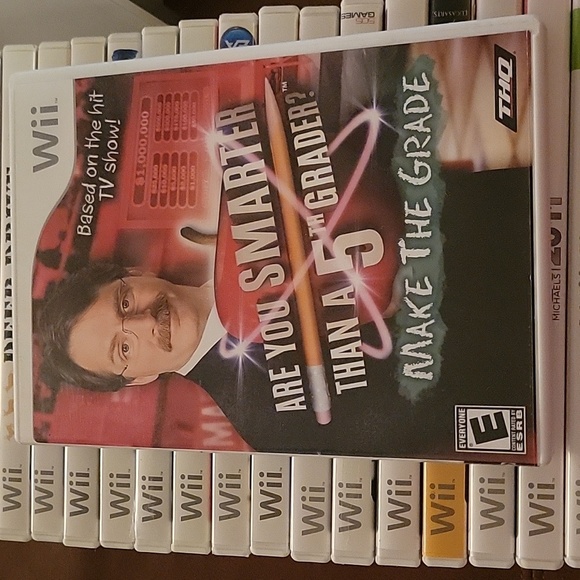Are You Smarter Than a 5th Grader Wii Game No Visable Stratches Original Case - Picture 1 of 5